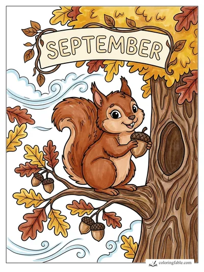 Colored example of this coloring page