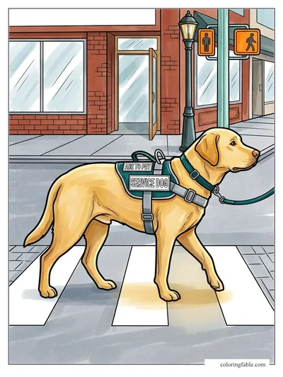 Colored example of this coloring page