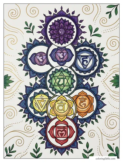 Colored example of this coloring page