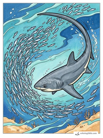 Colored example of this coloring page