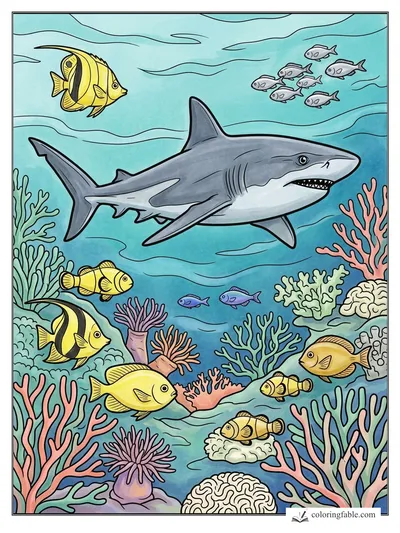 Colored example of this coloring page