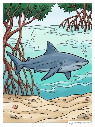 Colored example of this coloring page