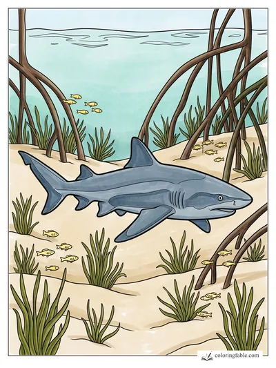 Colored example of this coloring page