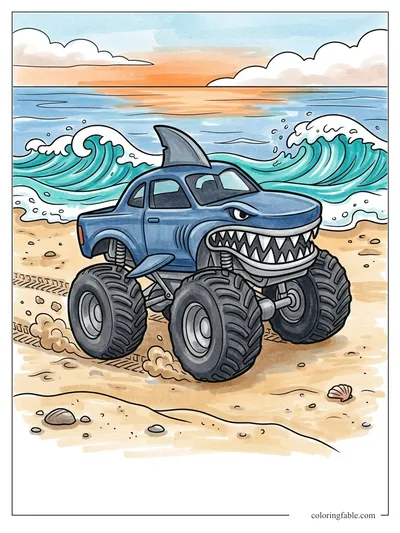 Colored example of this coloring page