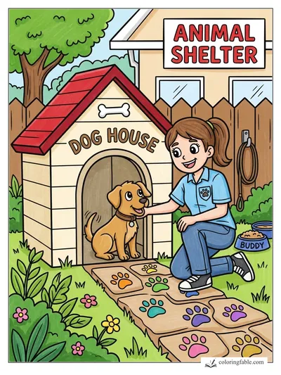 Colored example of this coloring page
