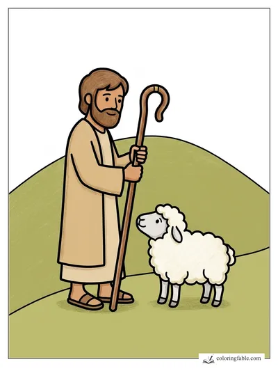 Colored example of this coloring page
