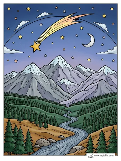 Colored example of this coloring page