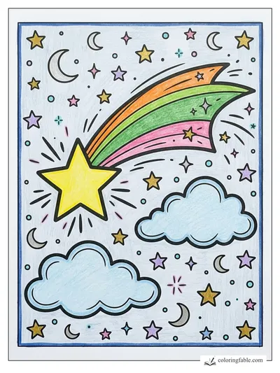 Colored example of this coloring page