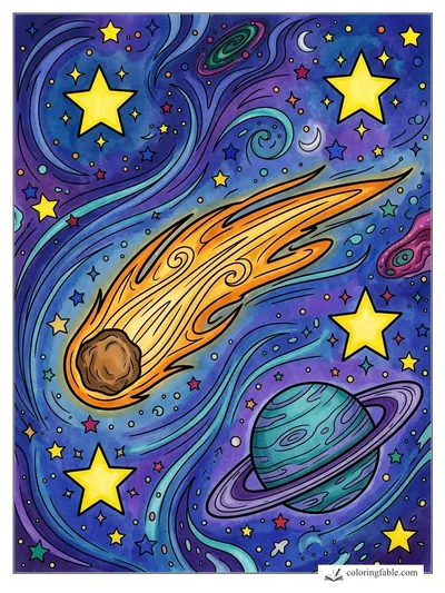 Colored example of this coloring page