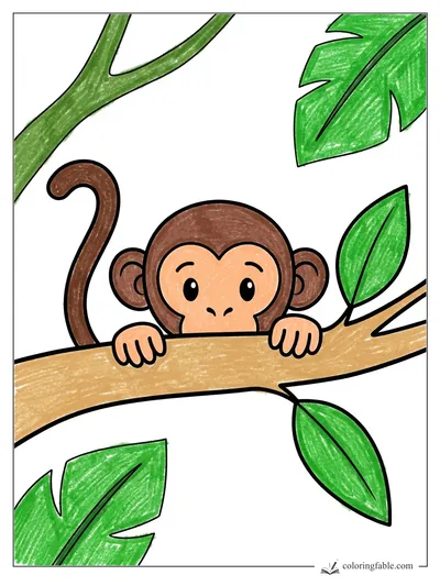 Colored example of this coloring page