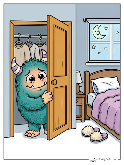 Colored example of this coloring page