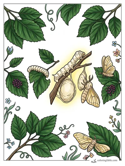 Colored example of this coloring page