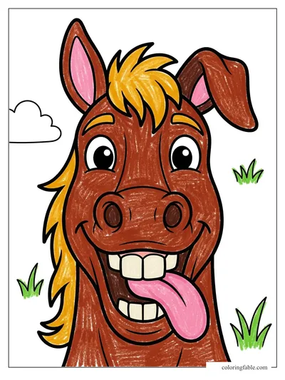 Colored example of this coloring page