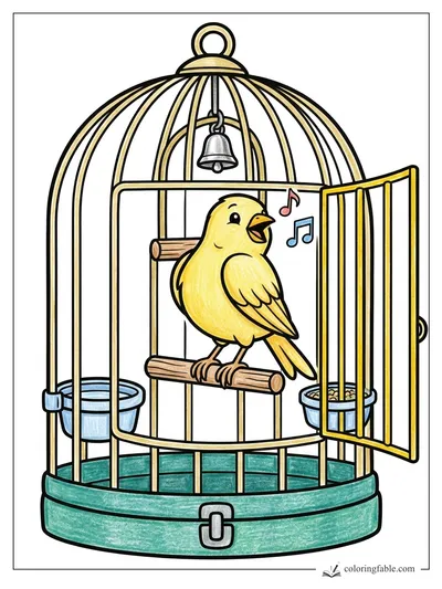 Colored example of this coloring page