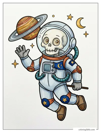 Colored example of this coloring page