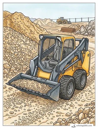 Colored example of this coloring page
