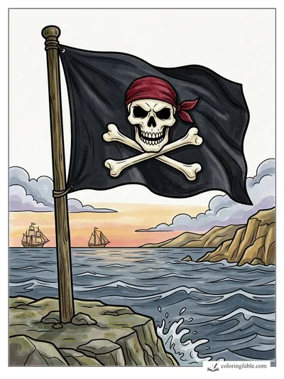 Colored example of this coloring page