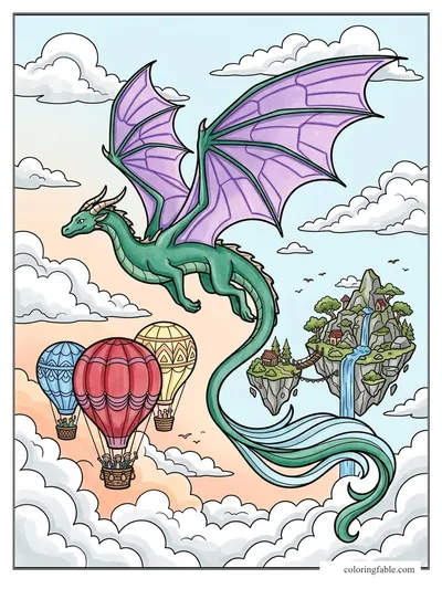 Colored example of this coloring page