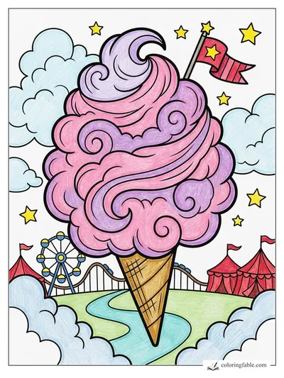 Colored example of this coloring page