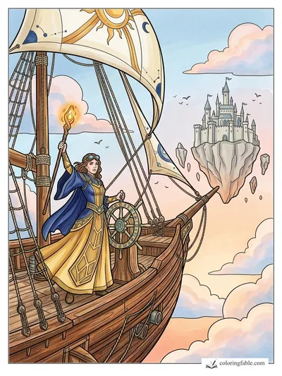 Colored example of this coloring page