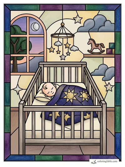 Colored example of this coloring page
