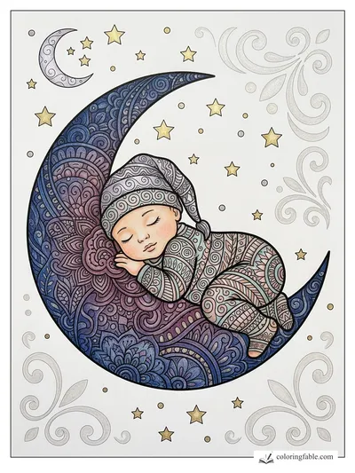 Colored example of this coloring page