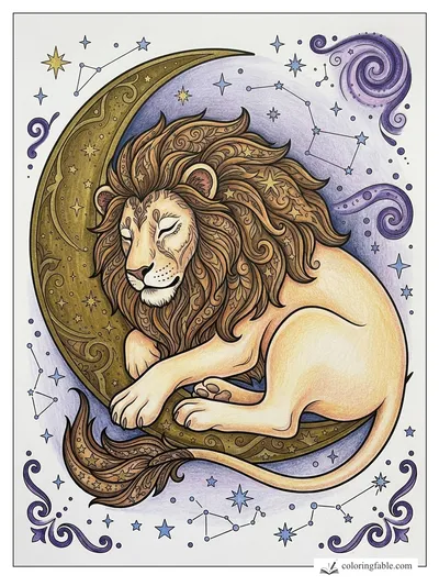 Colored example of this coloring page