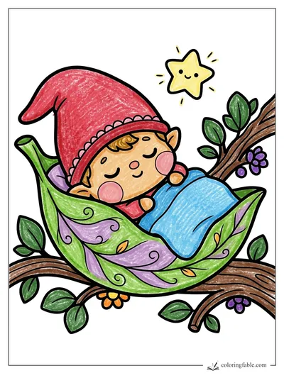 Colored example of this coloring page