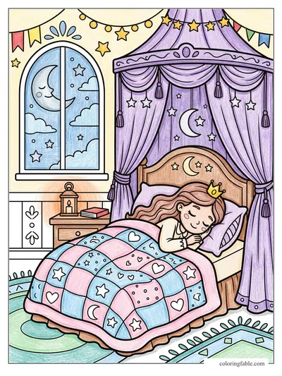 Colored example of this coloring page
