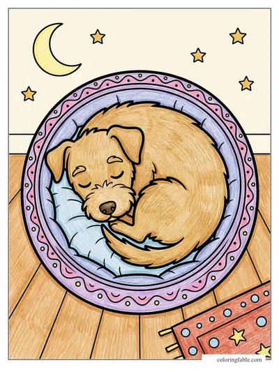 Colored example of this coloring page