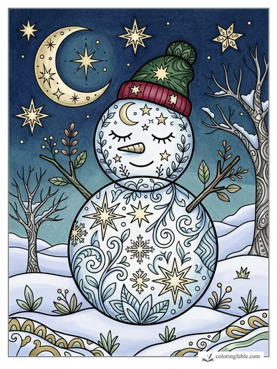 Colored example of this coloring page
