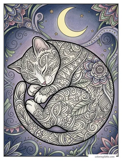Colored example of this coloring page