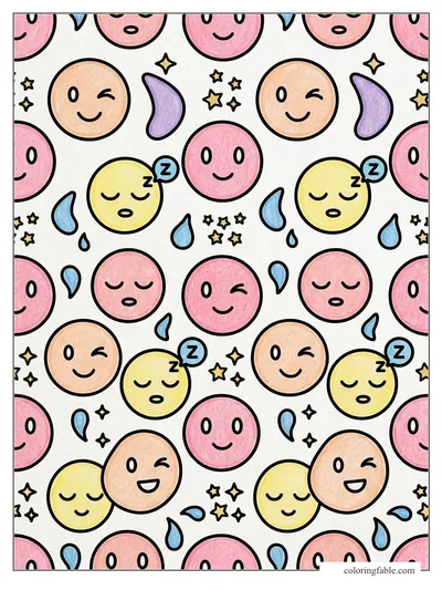 Colored example of this coloring page