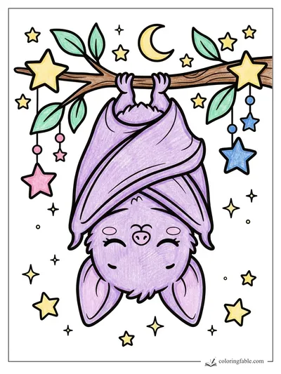 Colored example of this coloring page