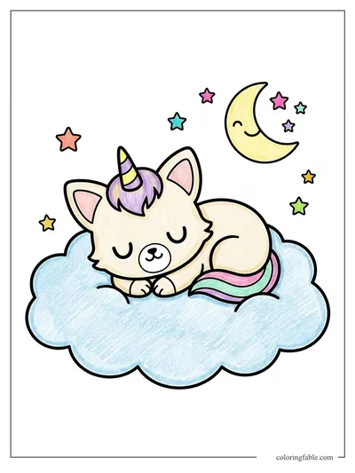 Colored example of this coloring page