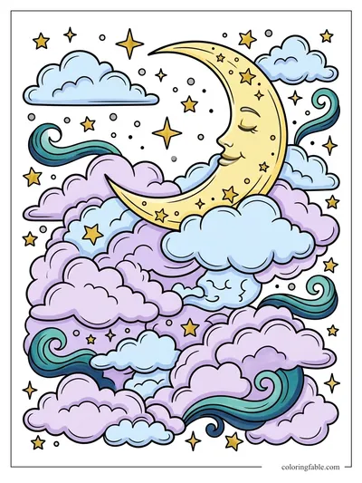 Colored example of this coloring page