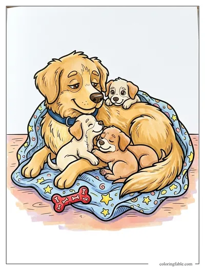 Colored example of this coloring page