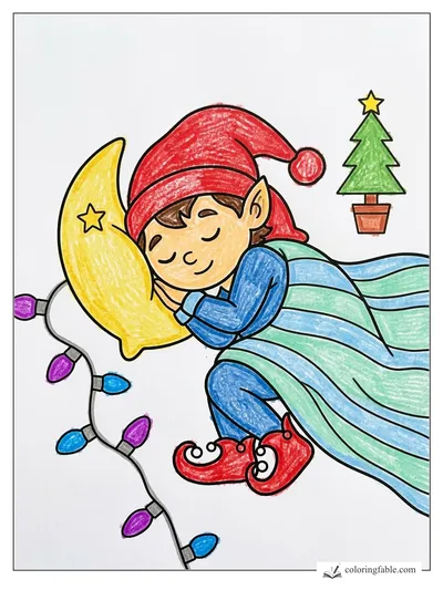 Colored example of this coloring page