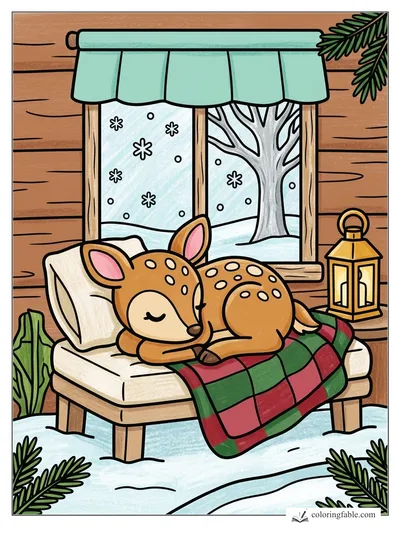 Colored example of this coloring page