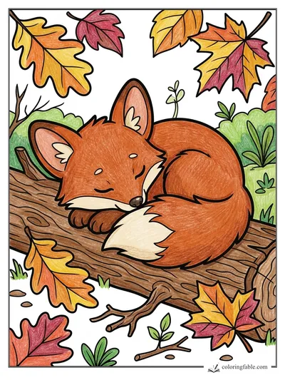 Colored example of this coloring page