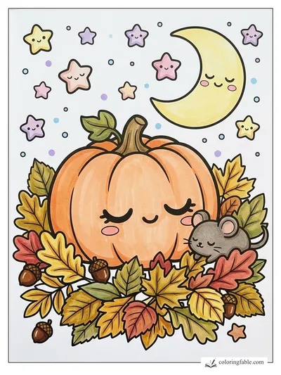 Colored example of this coloring page
