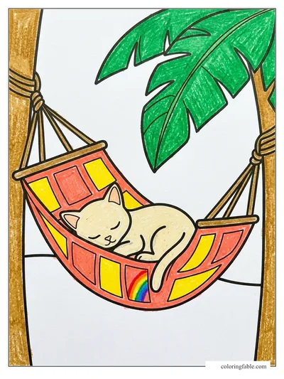 Colored example of this coloring page
