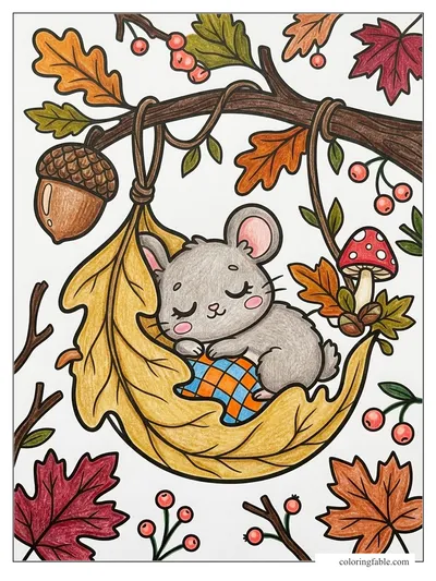 Colored example of this coloring page