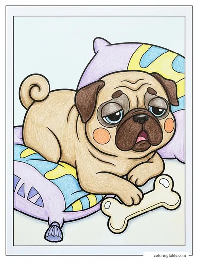 Colored example of this coloring page