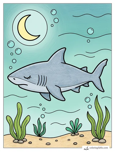 Colored example of this coloring page