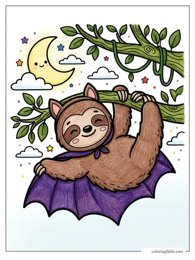 Colored example of this coloring page