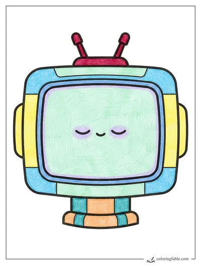 Colored example of this coloring page