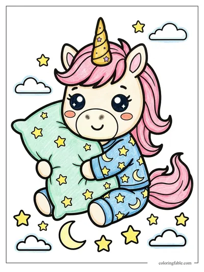 Colored example of this coloring page