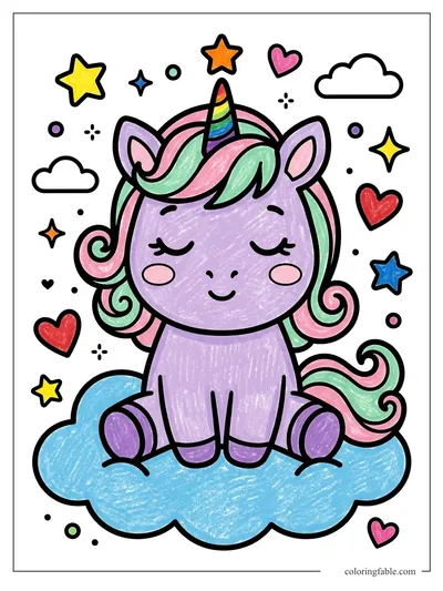Colored example of this coloring page