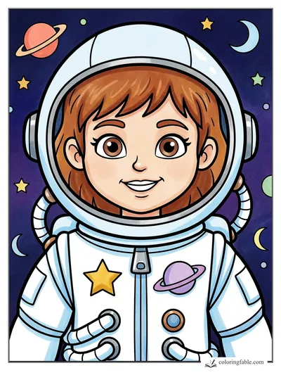 Colored example of this coloring page